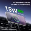 X02 15W Magnetic Phone Holder Wireless Charger with Retractable Cable - 4