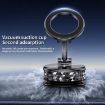 K12 Silver Magnetic Car Phone Holder - 360 Rotation & Foldable Design - 6