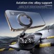 K12 Silver Magnetic Car Phone Holder - 360 Rotation & Foldable Design - 7