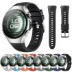 Huawei Watch 5 42mm Orange Corrugated Silicone Band - 2