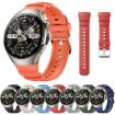 Huawei Watch 5 46mm Red Silicone Band with Metal Pin Buckle - 2
