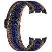 Samsung Galaxy Watch 8 Ethnic Style Nylon Braided Band 40/44mm Blue Purple - 2
