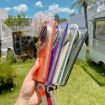 Xiaomi 15 Ultra Purple MagSafe Case - Dual-Color Clear Acrylic TPU Strap - 4