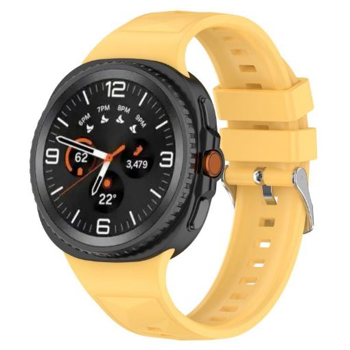 Samsung Galaxy Watch 8 Ice Crystal Silicone Band Yellow 40/44mm - 1