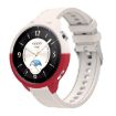 OPPO Watch X2 Mini Silicone Protective Case - Starlight+Red - 4