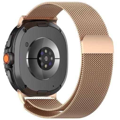 Samsung Galaxy Watch 8 Milanese Loop Magnetic Band 40/44mm Rose Gold - 1