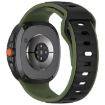 Samsung Galaxy Watch 8 40/44mm Two Color Silicone Band Army Green - 2