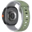 Samsung Galaxy Watch 8 40/44mm Two Color Silicone Band Gray/Light Green - 2