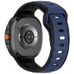 Samsung Galaxy Watch 8 40/44mm Black Blue Silicone Band Reverse Buckle - 2