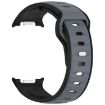 Samsung Galaxy Watch 8 40/44mm Black Gray Silicone Band - 3