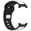 Samsung Galaxy Watch 8 40/44mm Black White Silicone Band Reverse Buckle - 4