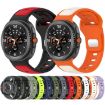 Samsung Galaxy Watch 8 40/44mm Black White Silicone Band Reverse Buckle - 5