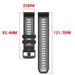 Garmin Forerunner 970 Lime Green Silicone Watch Band with Steel Buckle - 6