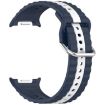 Samsung Galaxy Watch 8 40mm/44mm Two Color Silicone Band Midnight Blue - 2