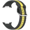 Samsung Galaxy Watch 8 40mm/44mm Gray Yellow Silicone Band - 2