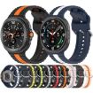 Samsung Galaxy Watch 8 40mm/44mm Black Gray Silicone Band - 3