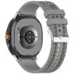 Samsung Galaxy Watch 8 40mm/44mm Gray Nylon Braid Silicone Band - 1