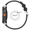 Samsung Galaxy Watch 8 40mm/44mm Gray Nylon Braid Silicone Band - 5
