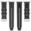 Samsung Galaxy Watch 8 40mm/44mm Gray Nylon Braid Silicone Band - 7