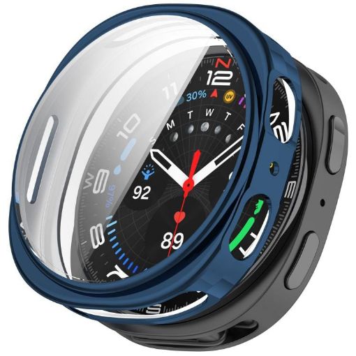 Samsung Galaxy Watch 8 44mm Electroplated TPU Case Coastal Blue - 1