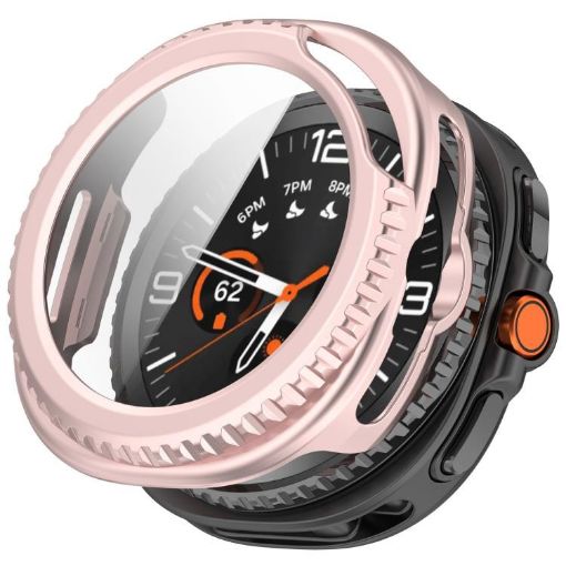 Samsung Galaxy Watch 8 Classic/Ultra 2 Pink Tempered Film PC Case - 1