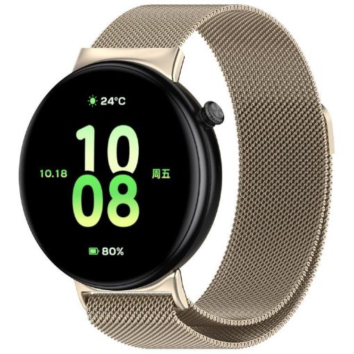 Honor Watch Fit Milan Magnetic Stainless Steel Band - Starlight - 1