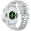 White 22mm Jelly Silicone Watch Band - Durable & Stylish Replacement Strap - 2