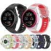 White 22mm Jelly Silicone Watch Band - Durable & Stylish Replacement Strap - 5