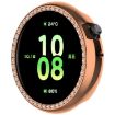 For Honor Watch Fit Rose Gold Diamond TPU Case - Half Coverage - 2