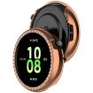 For Honor Watch Fit Rose Gold Diamond TPU Case - Half Coverage - 3