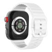 Huawei Watch Fit 4 Pro/4/3 Silicone Band - Wave Texture, Solid White - 2