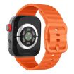 Huawei Watch Fit 4 Pro/3 Wave Texture Orange Silicone Band - 2