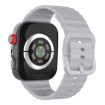 Huawei Watch Fit 4 Pro/3 Wave Texture Silicone Band Light Gray - 2