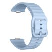 Huawei Watch Fit 4 Pro/3 Wave Texture Silicone Band Light Blue - 3