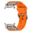 Samsung Galaxy Watch Ultra 47mm Silicone Band, Metal Connector, Orange - 2