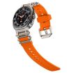 Samsung Galaxy Watch Ultra 47mm Silicone Band, Metal Connector, Orange - 6