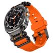 Samsung Galaxy Watch Ultra 47mm Black Orange Silicone Band - 4
