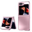 Samsung Galaxy Z Flip5 5G Pink Frosted Shockproof Folding Case - 1