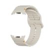 Samsung Galaxy Watch 8 40mm/44mm Beige Silicone Band Wavy Grain - 2