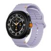 Samsung Galaxy Watch 8 40mm/44mm Purple Silicone Band Wavy Grain - 1