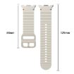 Samsung Galaxy Watch 8 40mm/44mm Gray Silicone Band Wavy Grain - 6