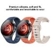Huawei Watch 5 42mm Silicone Band, Dot Texture, Reverse Buckle, Starlight - 3