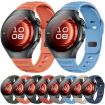 Huawei Watch 5 42mm Dark Blue Dot Texture Silicone Band - 2