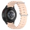 Samsung Galaxy Watch 7 40/44mm Light Pink Silicone Band Marine Silver Buckle - 1