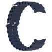 Samsung Galaxy Watch 7 40/44mm Dark Blue Silicone Band Marine Silver - 3