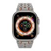 Octagonal Stainless Steel Watch for Apple Watch 44/45/46/49mm (Titanium) - 3