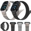 Apple Watch Milanese Steel Magnetic Band Black 46/49/45/44mm - 7