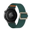 Universal 20mm Mechanical Drip Nylon Watch Band - Ink Green Elastic - 2