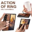 Samsung Galaxy Z Fold6 Suteni G3 MagSafe 360 Rotation Brown Case - 4