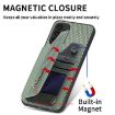 Huawei nova 14 Blue Carbon Fiber Flip Zipper Wallet Phone Case - 9